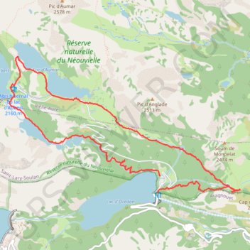 Itinéraire track, distance, dénivelé, altitude, carte, profil, trace GPS