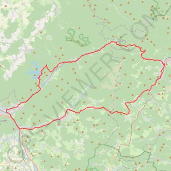 Itinéraire donon, distance, dénivelé, altitude, carte, profil, trace GPS