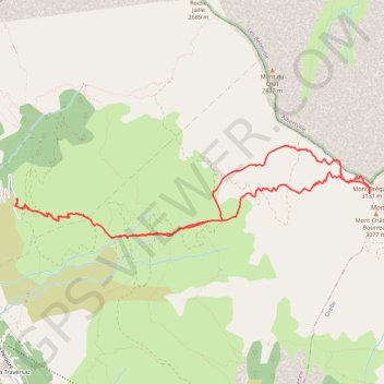 Itinéraire Rando à ski au Mont Bréquin, distance, dénivelé, altitude, carte, profil, trace GPS