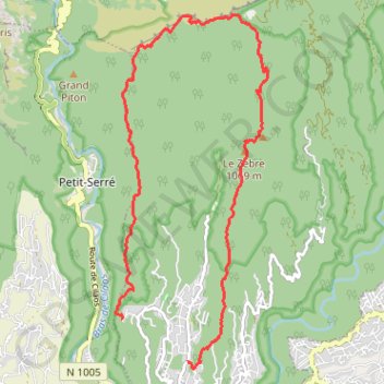 Itinéraire Le Sentier de Bayonne, distance, dénivelé, altitude, carte, profil, trace GPS