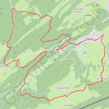 Itinéraire Val de Morteau - Les Gras, distance, dénivelé, altitude, carte, profil, trace GPS