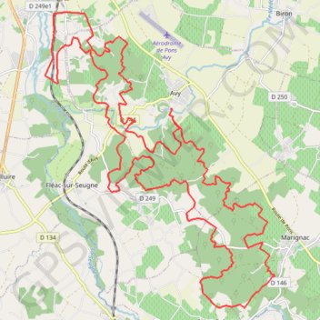 Itinéraire Avy randonnée, distance, dénivelé, altitude, carte, profil, trace GPS