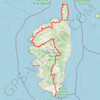 Itinéraire GT20, distance, dénivelé, altitude, carte, profil, trace GPS