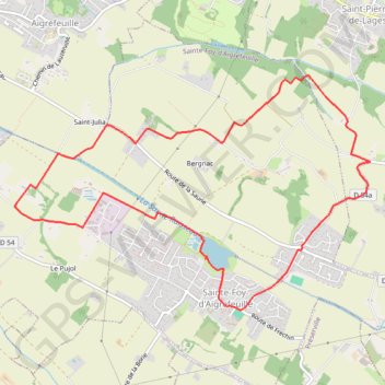 Itinéraire On s'y croit à Sainte-Foy !, distance, dénivelé, altitude, carte, profil, trace GPS