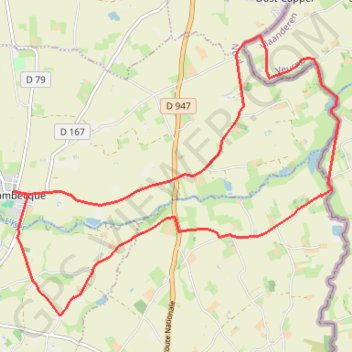 Itinéraire Bambecque, distance, dénivelé, altitude, carte, profil, trace GPS