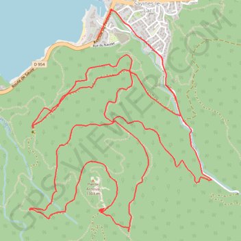 Itinéraire Circuit Pierre Arnoud et Nodet, distance, dénivelé, altitude, carte, profil, trace GPS