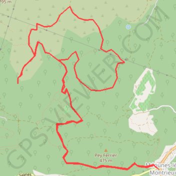Itinéraire Trou du Garagaï du Signoret, distance, dénivelé, altitude, carte, profil, trace GPS