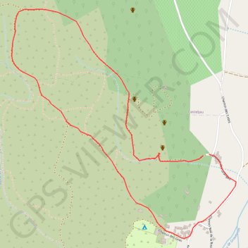 Itinéraire Nécropole des Granges à Berrias, distance, dénivelé, altitude, carte, profil, trace GPS