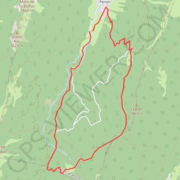 Itinéraire Morbié (près de Penon), distance, dénivelé, altitude, carte, profil, trace GPS