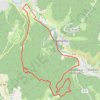 Itinéraire R-Cascades-et-Tufieres, distance, dénivelé, altitude, carte, profil, trace GPS