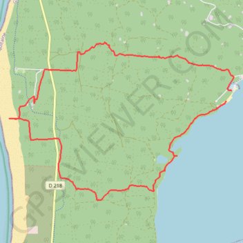 Itinéraire Cazeaux, distance, dénivelé, altitude, carte, profil, trace GPS