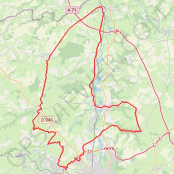 Itinéraire Circuit Me 20, distance, dénivelé, altitude, carte, profil, trace GPS