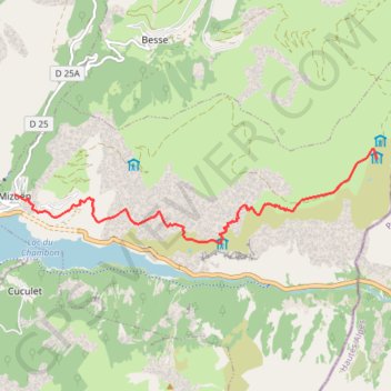 Itinéraire J1 TO Mizoen Mouterre-16184436, distance, dénivelé, altitude, carte, profil, trace GPS