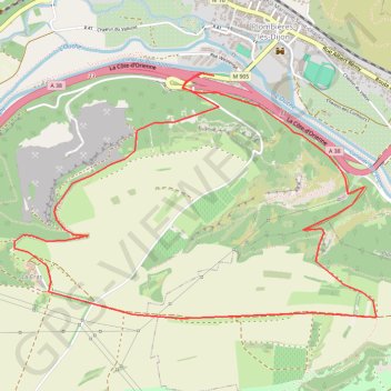 Itinéraire Plateau de la cras, distance, dénivelé, altitude, carte, profil, trace GPS