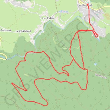 Itinéraire La Nuit Blanche du Pilat, distance, dénivelé, altitude, carte, profil, trace GPS