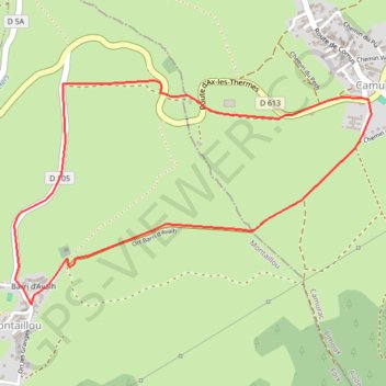 Itinéraire Le Moulin, distance, dénivelé, altitude, carte, profil, trace GPS