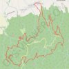 Itinéraire Les Gaux - Montagne Noire, distance, dénivelé, altitude, carte, profil, trace GPS