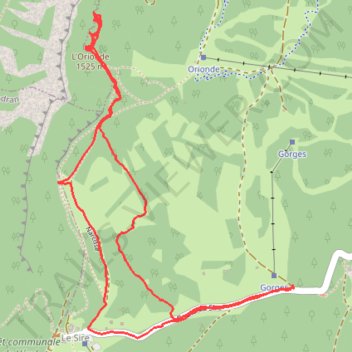 Itinéraire 2025-04-25 10:27:26, distance, dénivelé, altitude, carte, profil, trace GPS