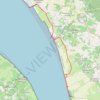 Itinéraire Vitrezay Mortagne sur Gironde, distance, dénivelé, altitude, carte, profil, trace GPS