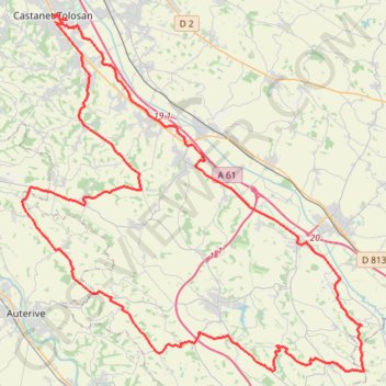 Itinéraire Tracé 001, distance, dénivelé, altitude, carte, profil, trace GPS