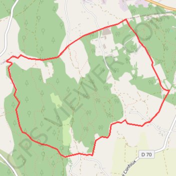 Itinéraire Les Pierres Sèches, distance, dénivelé, altitude, carte, profil, trace GPS