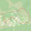 Itinéraire Sentier des Terres Rouges, distance, dénivelé, altitude, carte, profil, trace GPS