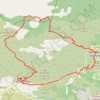 Itinéraire Coursegoule vtt, distance, dénivelé, altitude, carte, profil, trace GPS