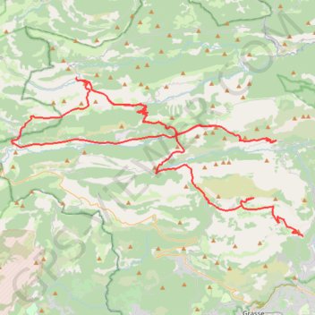 Itinéraire Itinéraire de gourdon 06 à Gréolières, distance, dénivelé, altitude, carte, profil, trace GPS