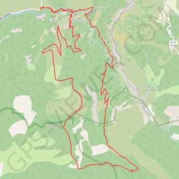Itinéraire Gorges Trevans, distance, dénivelé, altitude, carte, profil, trace GPS