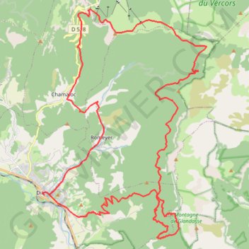 Itinéraire vttour_topo1151 3, distance, dénivelé, altitude, carte, profil, trace GPS