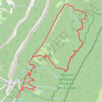 Itinéraire Versant Ouest du Banc de l'Ours - Pas du Cumacle, distance, dénivelé, altitude, carte, profil, trace GPS