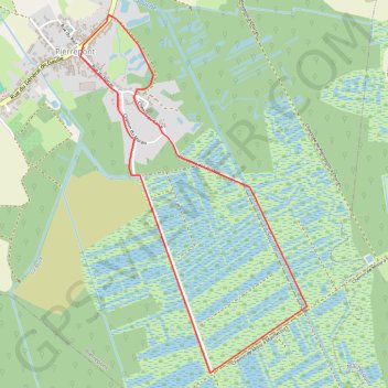 Itinéraire Le marais, distance, dénivelé, altitude, carte, profil, trace GPS