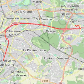 Itinéraire Tracki - GPS log_device60111230919, distance, dénivelé, altitude, carte, profil, trace GPS