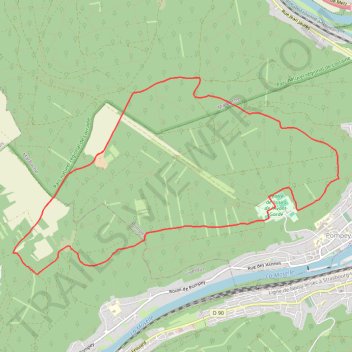 Itinéraire Pompey, distance, dénivelé, altitude, carte, profil, trace GPS
