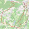 Itinéraire Entre Tullins et Morette, distance, dénivelé, altitude, carte, profil, trace GPS