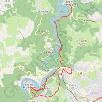 Itinéraire Lac-de-grandgent, distance, dénivelé, altitude, carte, profil, trace GPS