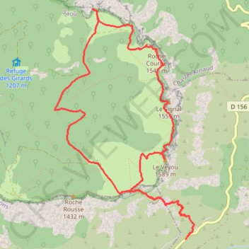 Itinéraire Les 3 Becs, à partir du Col de la Chaudière, par le Pas de Siara, distance, dénivelé, altitude, carte, profil, trace GPS