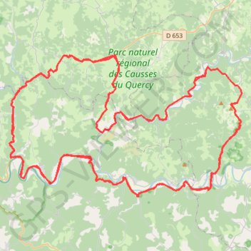 Itinéraire Vélo XXL Tri de Saint Cirq Lapopie / 2 Boucles-17579429, distance, dénivelé, altitude, carte, profil, trace GPS