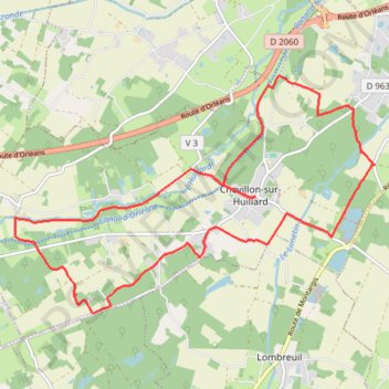 Itinéraire A Chevillon allons, distance, dénivelé, altitude, carte, profil, trace GPS