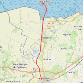 Itinéraire HanbaieCyclette, distance, dénivelé, altitude, carte, profil, trace GPS