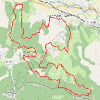 Itinéraire Trail des Balcons de la Drôme, distance, dénivelé, altitude, carte, profil, trace GPS