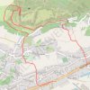 Itinéraire Scy-Bas - Fort-Girardin_Longeville, distance, dénivelé, altitude, carte, profil, trace GPS