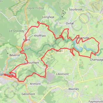 Itinéraire VTT - La randonnée de lacs et châteaux, distance, dénivelé, altitude, carte, profil, trace GPS