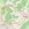 Itinéraire Boucle VTT depuis Voiron, distance, dénivelé, altitude, carte, profil, trace GPS