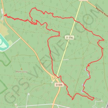 Itinéraire Fontainebleau, distance, dénivelé, altitude, carte, profil, trace GPS