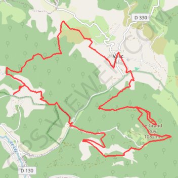 Itinéraire Vesc montagne du ruy, distance, dénivelé, altitude, carte, profil, trace GPS