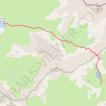 Itinéraire J3 Col Malrif, distance, dénivelé, altitude, carte, profil, trace GPS