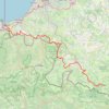 Itinéraire GR10 V26 de Hendaye a Etsaut, distance, dénivelé, altitude, carte, profil, trace GPS