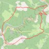 Itinéraire Boucle VTT depuis Penne, distance, dénivelé, altitude, carte, profil, trace GPS