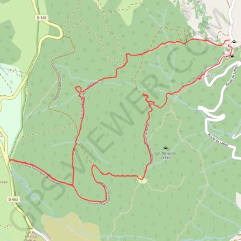 Itinéraire Forêt de l'Escandorgue - Labeil, distance, dénivelé, altitude, carte, profil, trace GPS